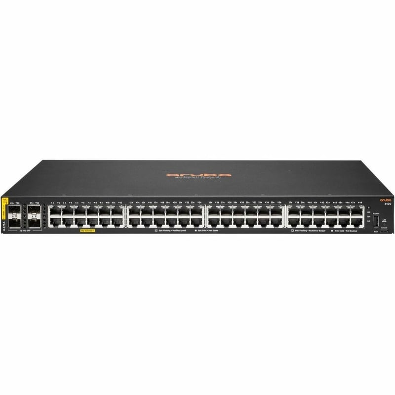 ARUBA 6100 48G CL4 4SFP+ SWCH PDU PL-WB - Thumbnail 1
