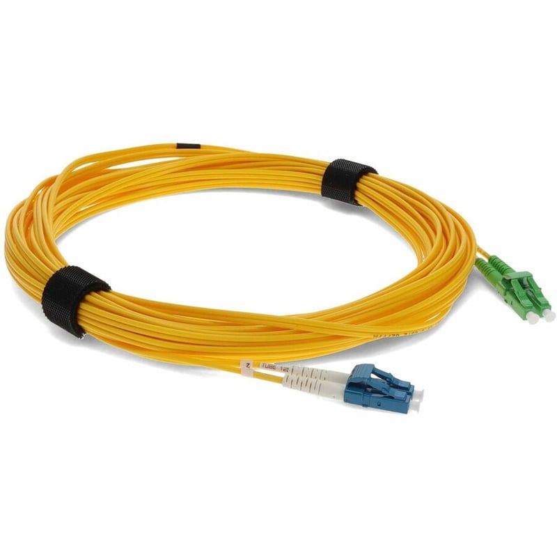 AddOn 4m ALC to LC Yellow OS2 Duplex OFNR (Riser-Rated) SMF Fiber Patch Cable - Thumbnail 3