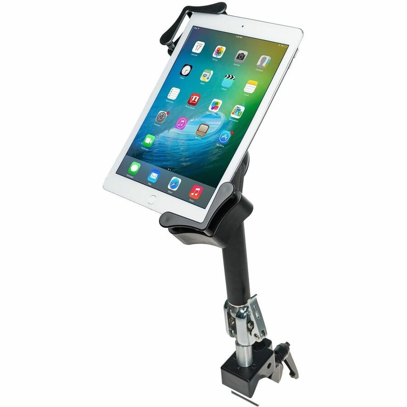 CTA Digital Heavy-Duty Pole Clamp for 7-14 Inch Tablets, including iPad 10.2-inch (7th/ 8th/ 9th Generation) - Thumbnail 4