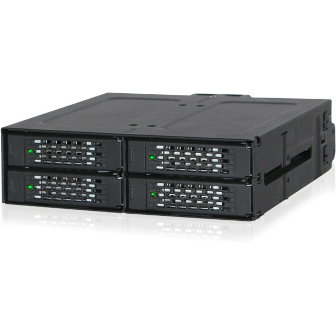 Icy Dock ToughArmor MB607SP-B Drive Enclosure for 5.25" - Serial ATA/600 Host Interface Internal - Black