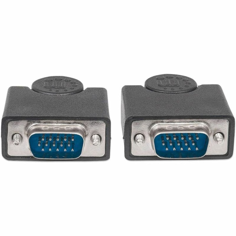Manhattan SVGA HD15 Male to HD15 Male Monitor Cable, 6', Black - Thumbnail 4