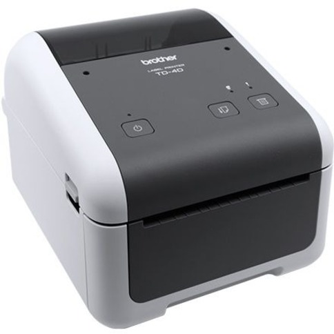 Brother TD4520DN Desktop Direct Thermal Printer - Monochrome - Label Print - Fast Ethernet - USB - Serial - Thumbnail 3