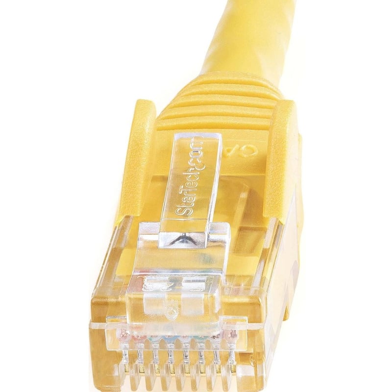 StarTech.com 50ft CAT6 Ethernet Cable - Yellow Snagless Gigabit - 100W PoE UTP 650MHz Category 6 Patch Cord UL Certified Wiring/TIA - Thumbnail 2