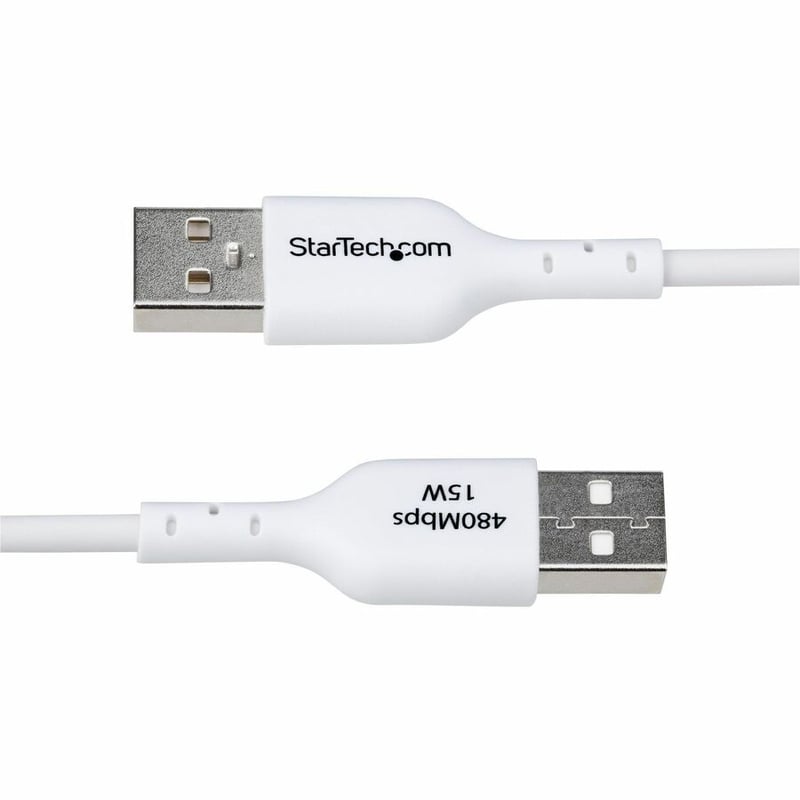 3FT WHITE USB-A TO USB-C CABLE CHARGER CORD USB 2.0 DATA TRANSFER - Thumbnail 4