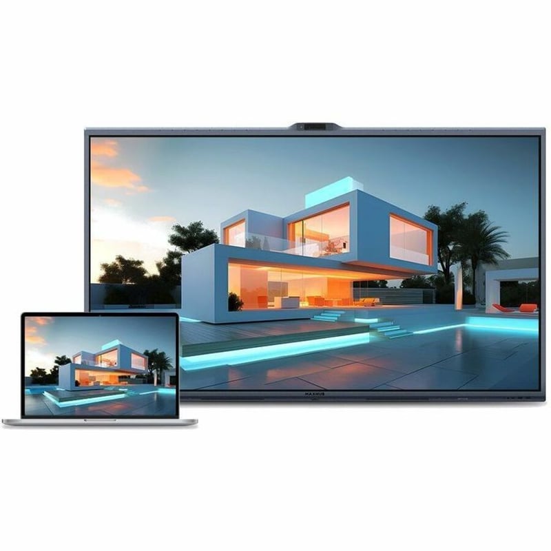 MAXHUB XBOARD V7 SERIES 75IN, 4K TOUCH DISPLAY, TRIPLE CAMERAS, MICS, SPKRS, WAL - Thumbnail 3