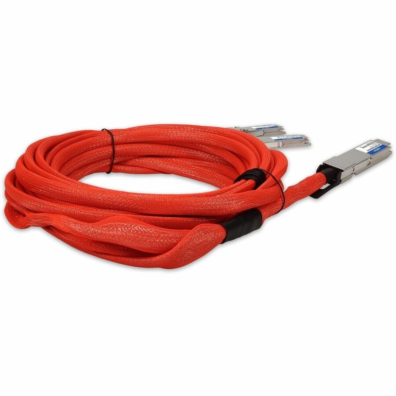AddOn Mellanox® Compatible TAA 400GBase-CU OSFP to 2xQSFP56 Direct Attach Cable Direct Attach Cable (Active Twinax, 3m) - Thumbnail 5