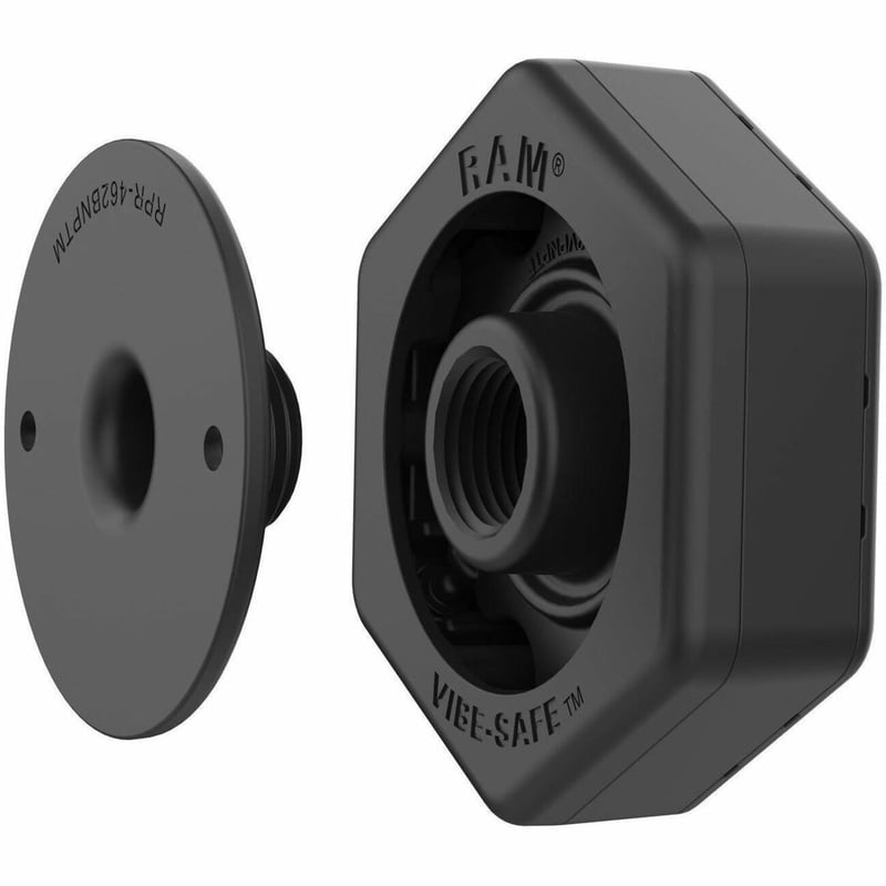 RAM Mounts Vibe-Safe Mounting Adapter for Mounting Adapter - Landscape/Portrait - Thumbnail 1