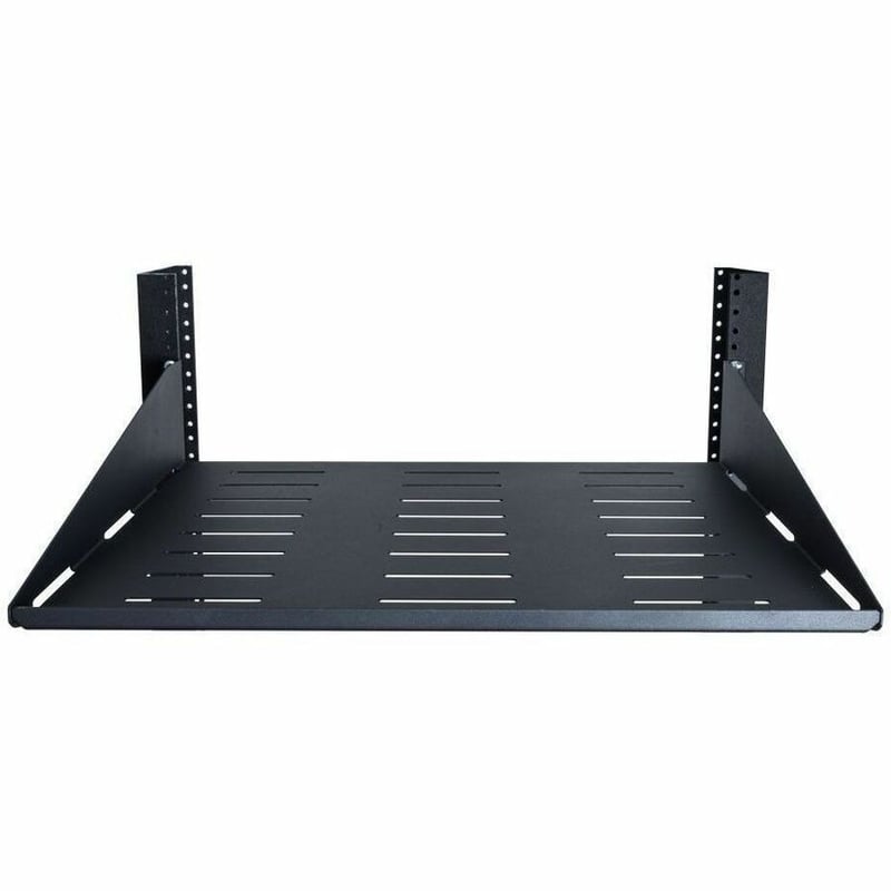 Rack Solutions 2U 2Post Vented Cantilever Shelf 18in Depth - Thumbnail 2
