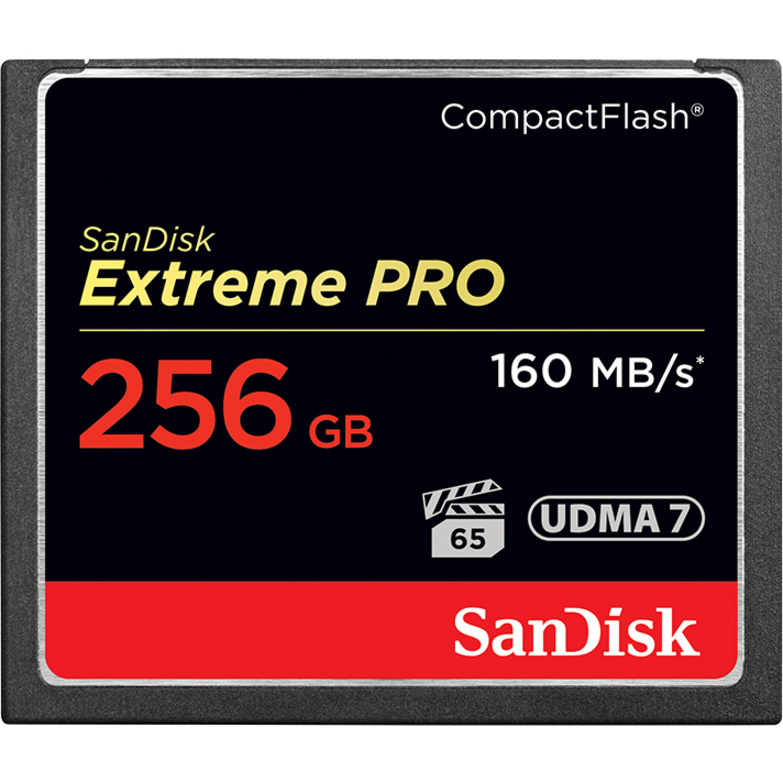 SANDISK, EXTREME PRO, 256GB, HIGH COMPACT FLASH, CF, 160 MBPS READ, 150 MBPS WRI - Thumbnail 2