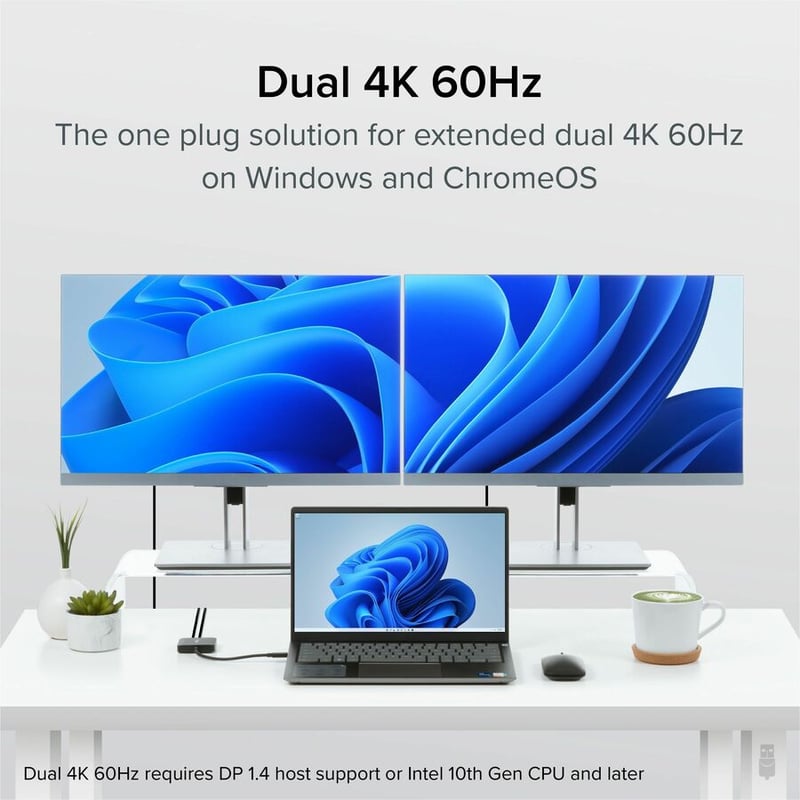 Plugable USB C to HDMI Adapter for Dual Monitors - Thumbnail 3