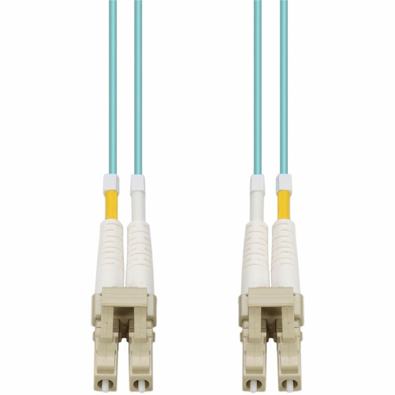 ADDON LC M/M PATCH CBL 18M AQUA OM4 DUPLEX FIBER OFNR - Thumbnail 1