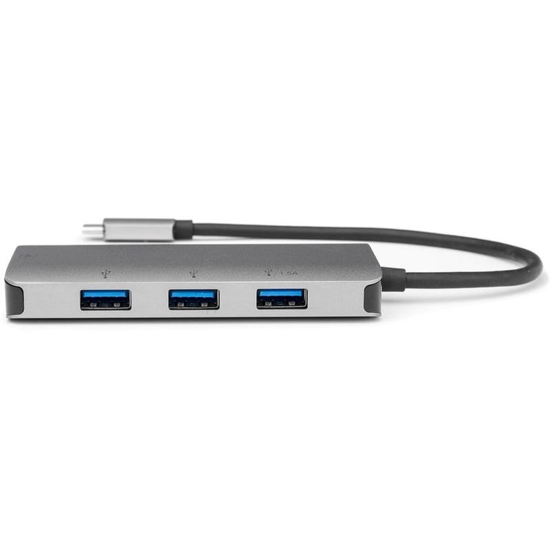 Rocstor Premium USB-C Hub with USB-A, Gigabit Ethernet & USB-C 100W PD - Thumbnail 4