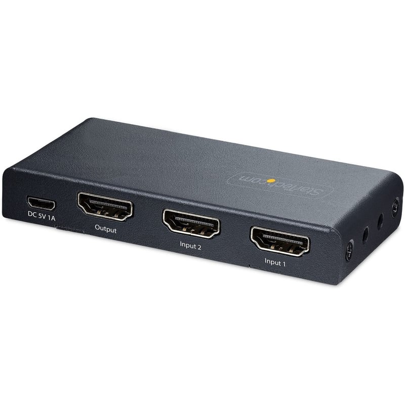 StarTech.com 2-Port 8K HDMI Switch, HDMI 2.1 Switcher 4K 120Hz/8K 60Hz UHD, HDR10+, HDMI Switch 2 In 1 Out, Auto/Manual Source Switching - Thumbnail 2