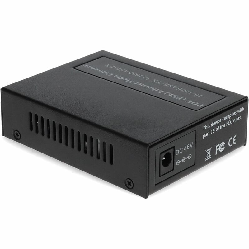AddOn 10/100Base-TX(RJ-45) to 100Base-FX(LC) MMF 1310nm 2km PoE Media Converter - Thumbnail 3
