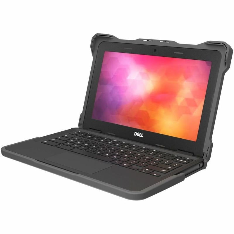 EXTREME SHELL-F SLIDE CASE FOR DELL 3330 WINDOWS CLAMSHELL (GRAY/CLEAR) - Thumbnail 3
