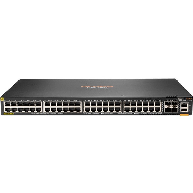 Aruba 6200F 48G Class4 PoE 4SFP+ 370W Switch - Thumbnail 1