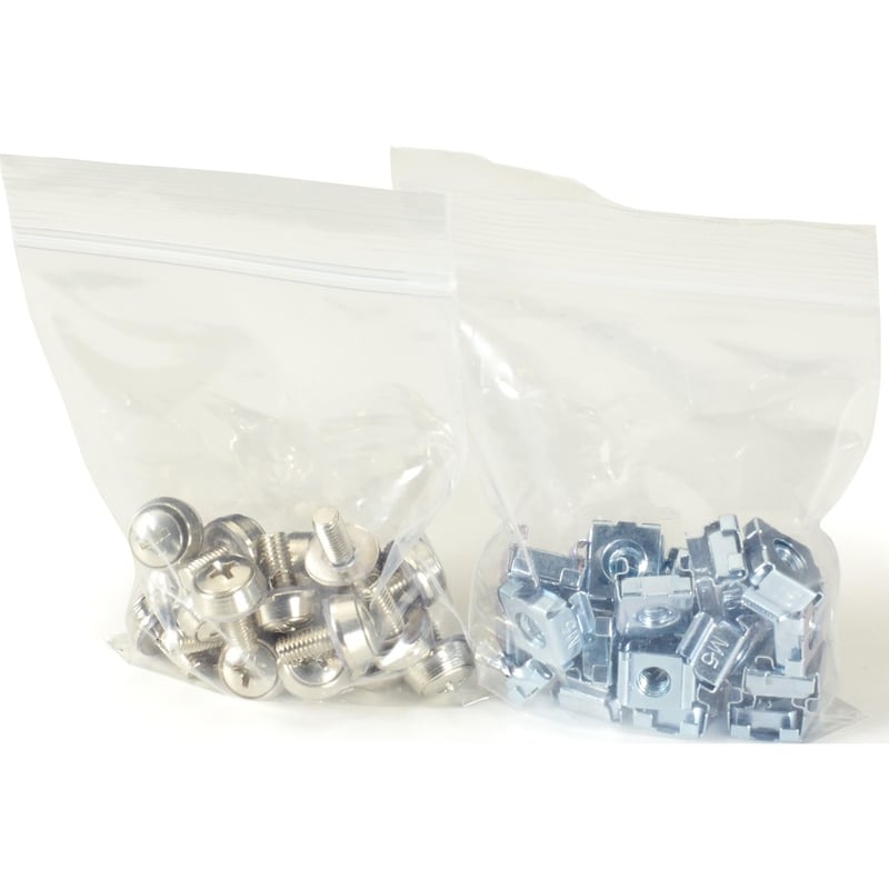 Black Box M5 Rail Hardware Pack - 20 Cage Nuts & Screws - Thumbnail 2