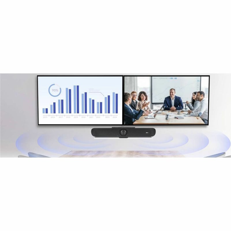 AVER VB370A APPLIANCE VIDEO BAR WITH ANDROID OS ZOOM - Thumbnail 5