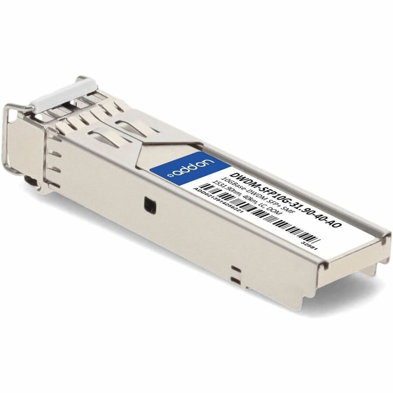 AddOn Cisco® DWDM-SFP10G-31.90 Compatible TAA 10GBase-DWDM SFP+ Transceiver C-Band 100GHz (SMF, 1531.90nm, 40km, LC, DOM) - Thumbnail 3