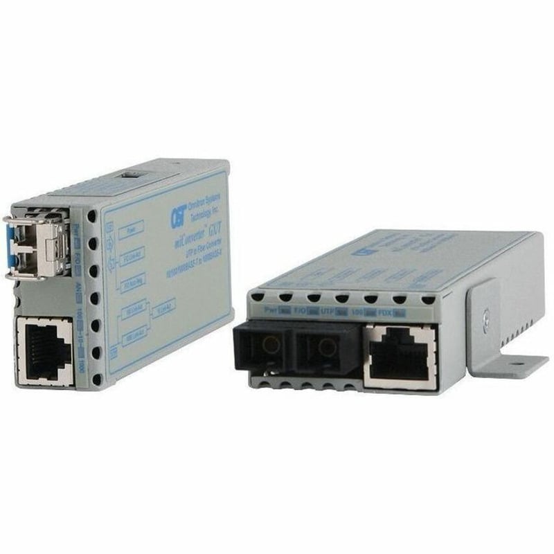 10/100/1000 ETHERNET MEDIA CONV ERTER SC SM 1310NM 34KM NO PWR - Thumbnail 2