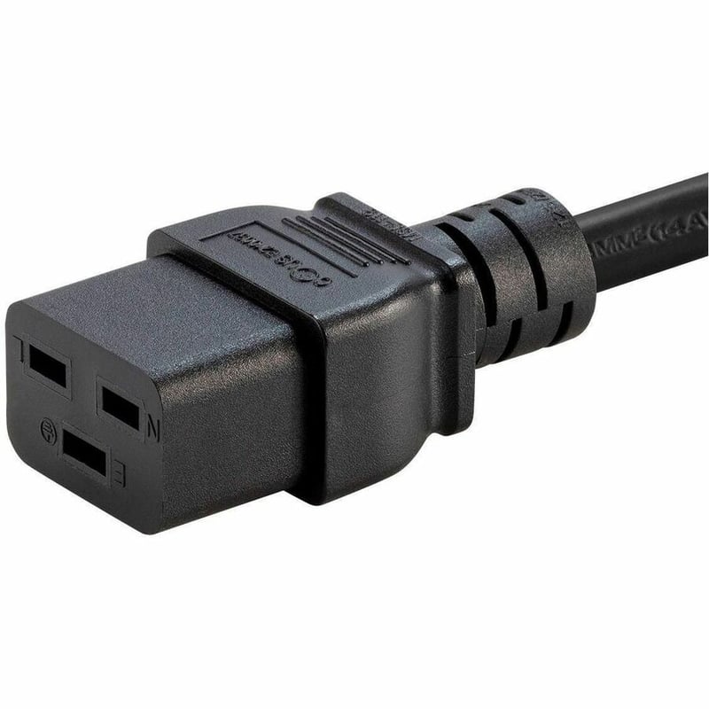 MONOPRICE HEAVY DUTY POWER CORD - NEMA 6-20P TO IEC 60320 C19_ 12AWG_ 20A/5000W_ - Thumbnail 2