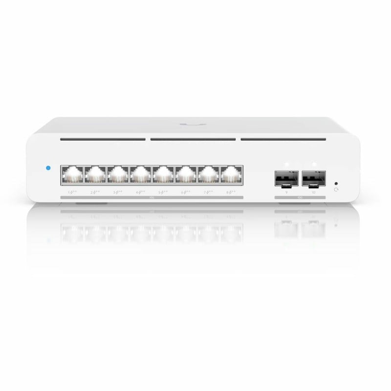 COMPACT DESKTOP/WALL-MOUNTABLE PROFESSIONAL-GRADE 8-PORT LAYER 3 - Thumbnail 1
