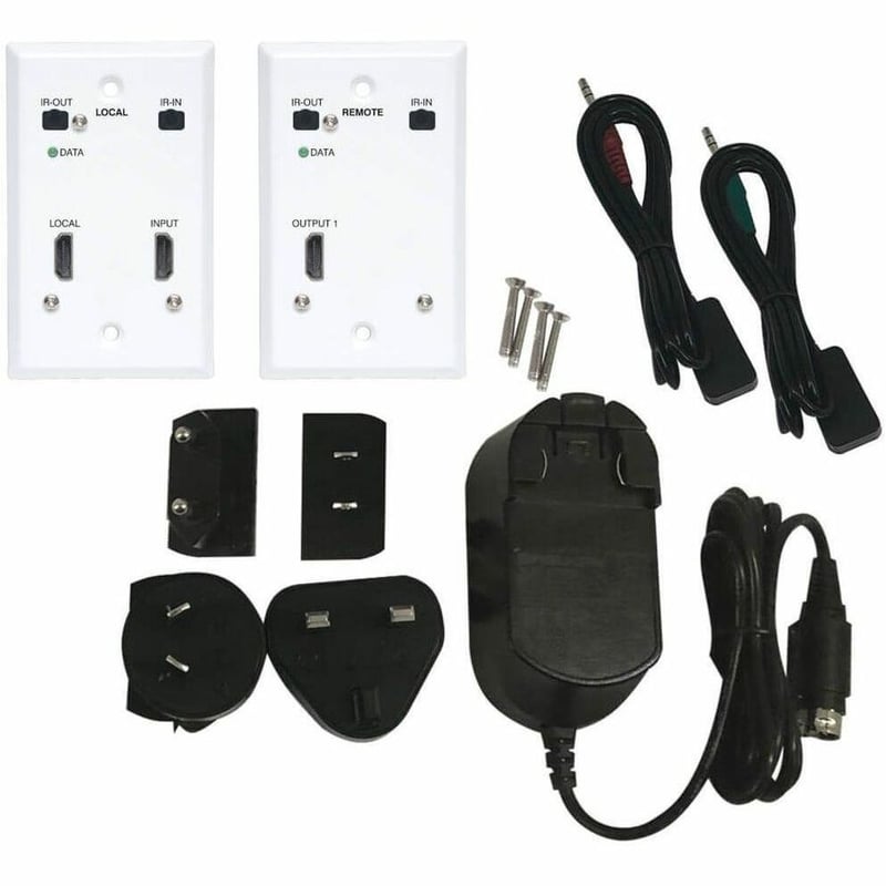 Tripp Lite by Eaton HDMI over Cat6 Extender Kit Wallplate 4K 60Hz 4:4:4 IR PoC HDR HDCP 2.2 230 ft. TAA - Thumbnail 4