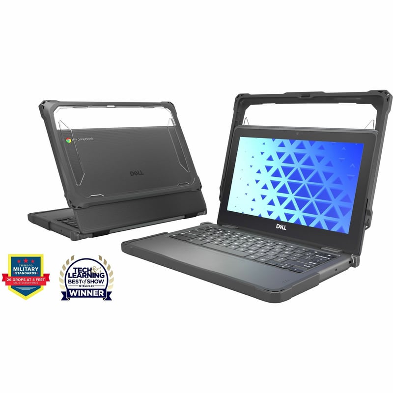CASE DELL CHROMEBOOK 11 CLAM SHELL (MODEL #CC11260/2025)(GREY) - Thumbnail 1