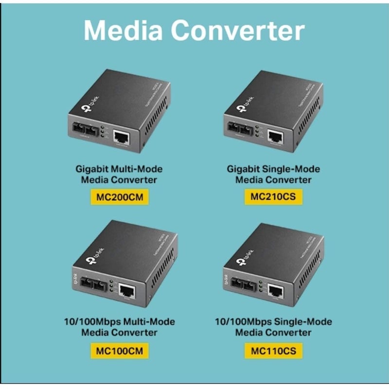 TP-LINK MC110CS - Fast Ethernet SFP to RJ45 Fiber Media Converter - Thumbnail 2