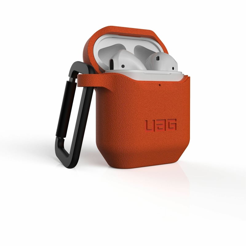 Urban Armor Gear Standard Issue Carrying Case Apple AirPods, AirPods (Gen 2) - Orange - Thumbnail 1