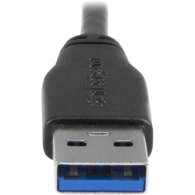 StarTech.com 1m 3 ft Slim Micro USB 3.0 (5Gbps) Cable - M/M - USB 3.0 A to Right-Angle Micro USB - USB 3.2 Gen 1 - Thumbnail 5