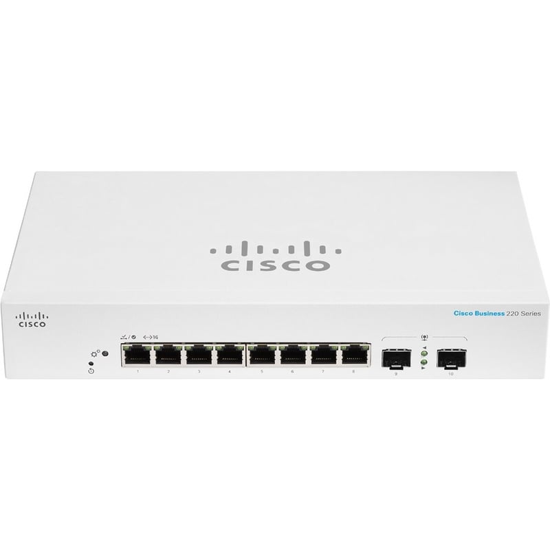 Cisco Business CBS220-8T-E-2G Ethernet Switch - Thumbnail 2