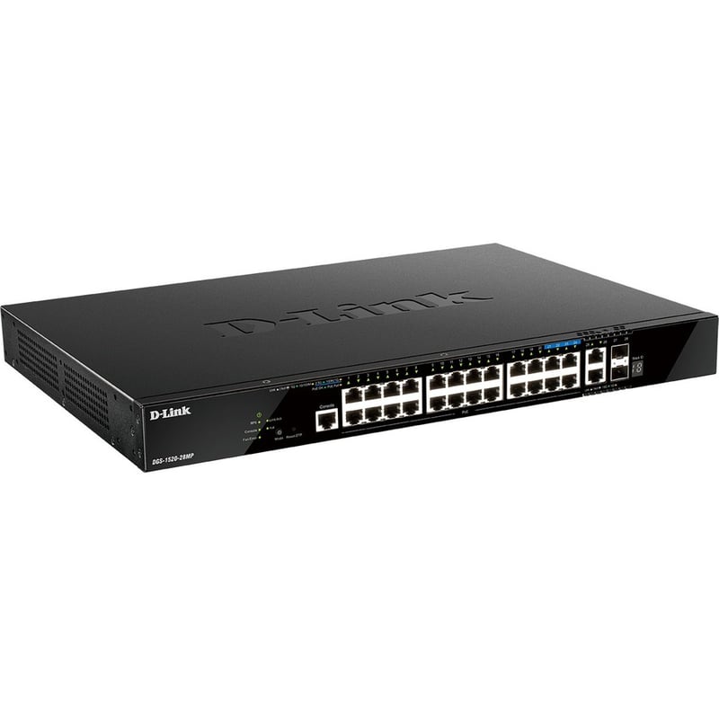 D-Link DGS-1520-28MP Layer 3 Switch - Thumbnail 2