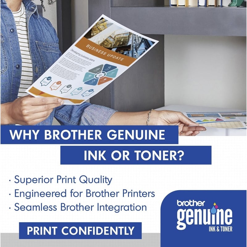 Brother Genuine TN221BK Black Toner Cartridge - Thumbnail 3