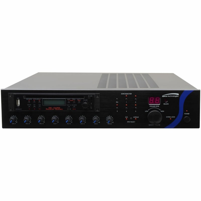 60W PA MIXER AMPLIFIER WITH USBTUNERCD - Thumbnail 1