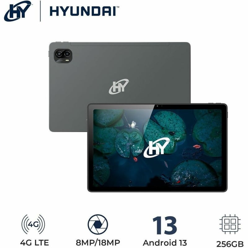 Hyundai HyTab Pro X 10LA3 Tablet - 10.3" Full HD - MediaTek MT8788 Octa-core - 8 GB - 256 GB SSD - Android 13 - 4G - Space Gray - Thumbnail 3