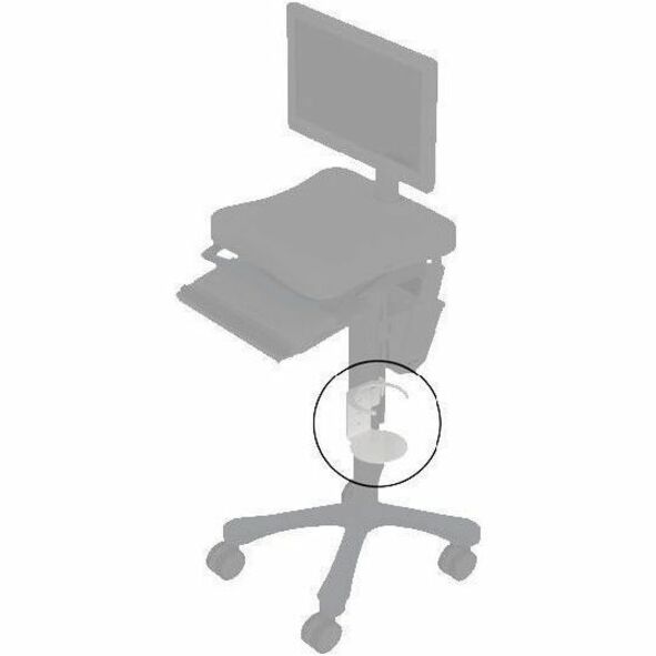 ENCORE SANIWIPE HOLDER COLUMN MOUNTED BRACKET - Thumbnail 2