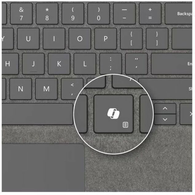 SURFACE PRO KEYBOARD WITH PEN STORAGE PLATINUM - Thumbnail 2