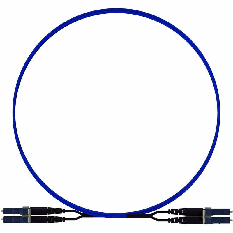 Panduit OM4+ 2f 1.6mm PC OFNP LC Key F / LC Dup Std Polarity Ult IL BU Jacket 5m - Thumbnail 1