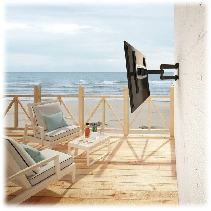 Tripp Lite by Eaton Outdoor Full-Motion TV Wall Mount with Fully Articulating Arm for 37" to 80" Flat-Screen Displays - Thumbnail 4