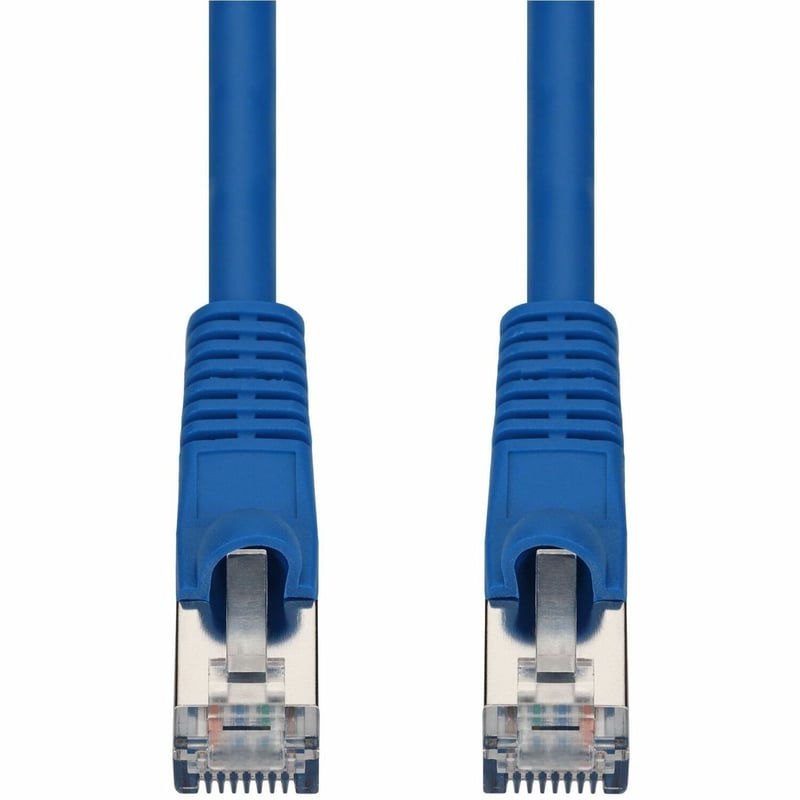 AddOn 25-Pack 5ft Blue CAT 7 Shielded (S/FTP) PVC Ethernet Cable Snagless Bubble Boot RJ-45 M/M Bulk Bag Packaged, No Twist Ties - Thumbnail 1
