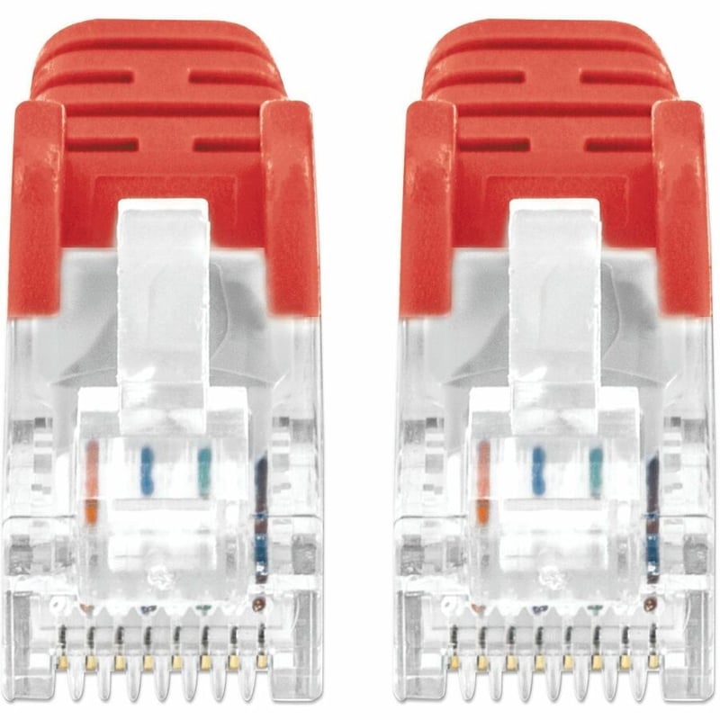 CAT6 U/UTP SLIM NETWORK PATCH CABLE, 1.5 FT., RED - Thumbnail 4