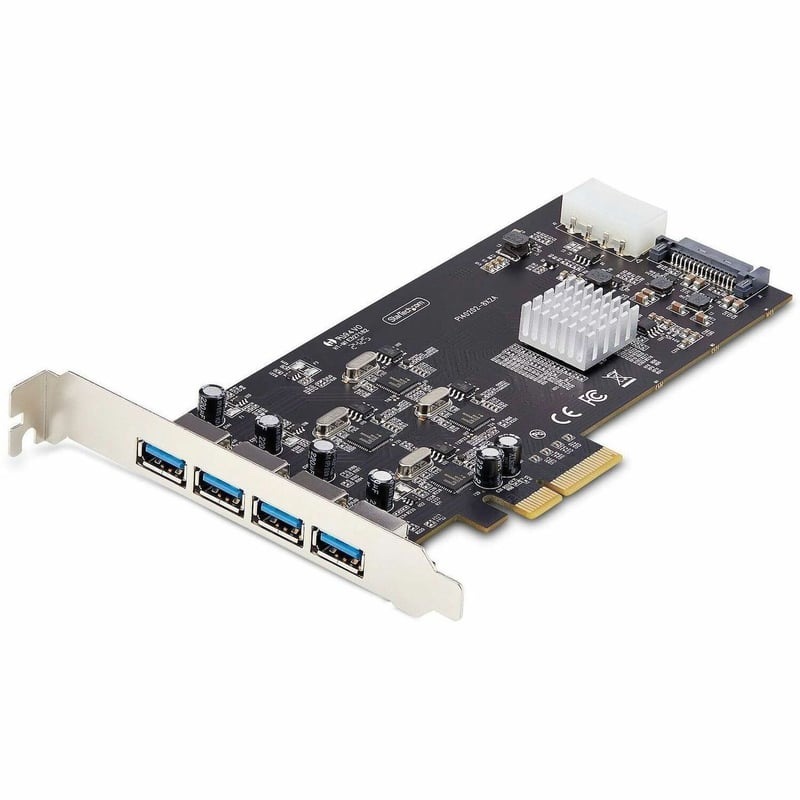4-PORT USB-A PCIE CARD 5GBPS 4X USB CONTROLLERS PCI EXPRESS CARD - Thumbnail 1
