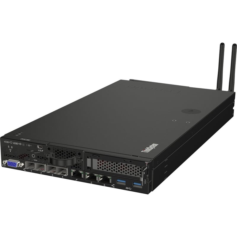 Lenovo ThinkSystem SE350 7D1XA028NA 1U Rack Server - 1 Xeon D-2143IT 2.20 GHz - 64 GB RAM - 128 GB SSD - (1 x 128GB) SSD Configuration - Serial ATA/600 Controller - Thumbnail 2