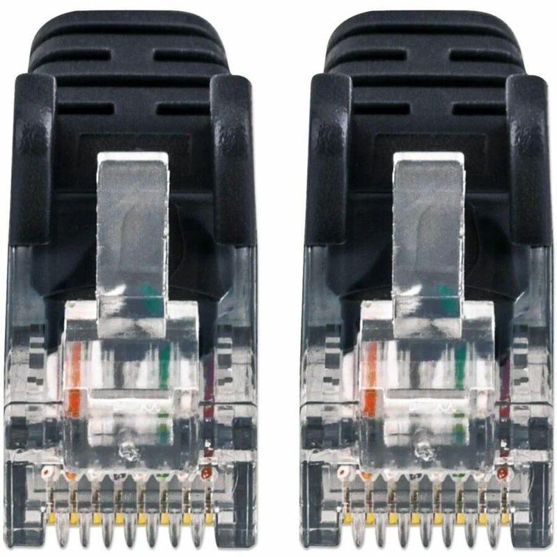 CAT6A U/UTP SLIM NETWORK PATCH CABLE, 1 FT., BLACK - Thumbnail 3