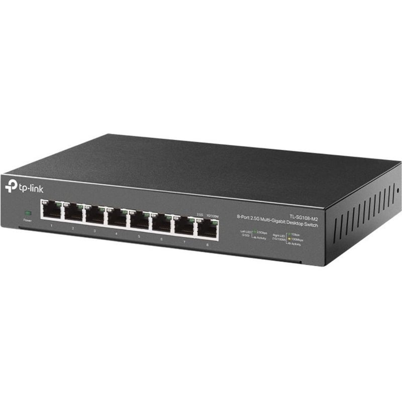 TP-Link TL-SG108-M2 - 8-Port Multi-Gigabit Unmanaged Network Switch - Thumbnail 2