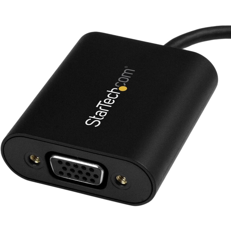 StarTech.com USB-C to VGA Adapter - 1920x1200 - USB C Adapter - USB Type C to VGA Monitor / Projector Adapter - Thumbnail 2