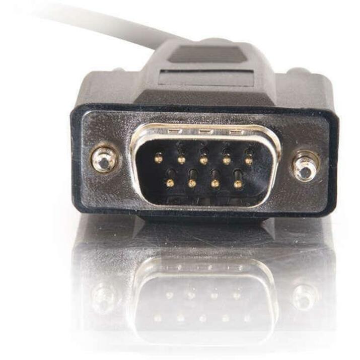C2G 6ft DB9 M/M Cable - Black - Thumbnail 4