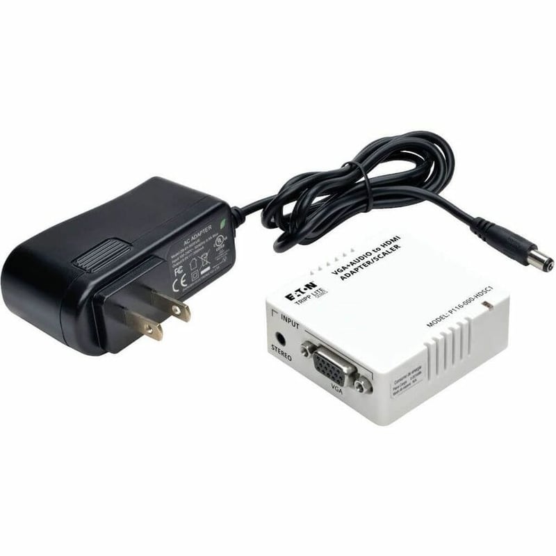 Eaton Tripp Lite Series VGA with Audio to HDMI Converter with Scaler Function - Thumbnail 4