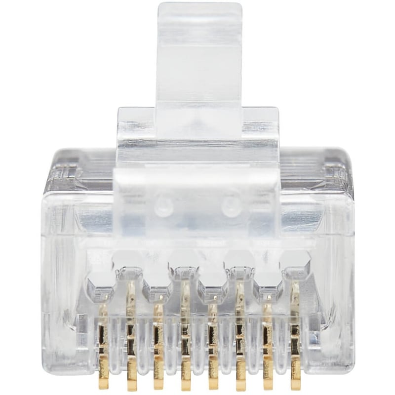 Tripp Lite by Eaton Cat6 RJ45 Pass-Through UTP Modular Plug, 50 Pack - Thumbnail 4
